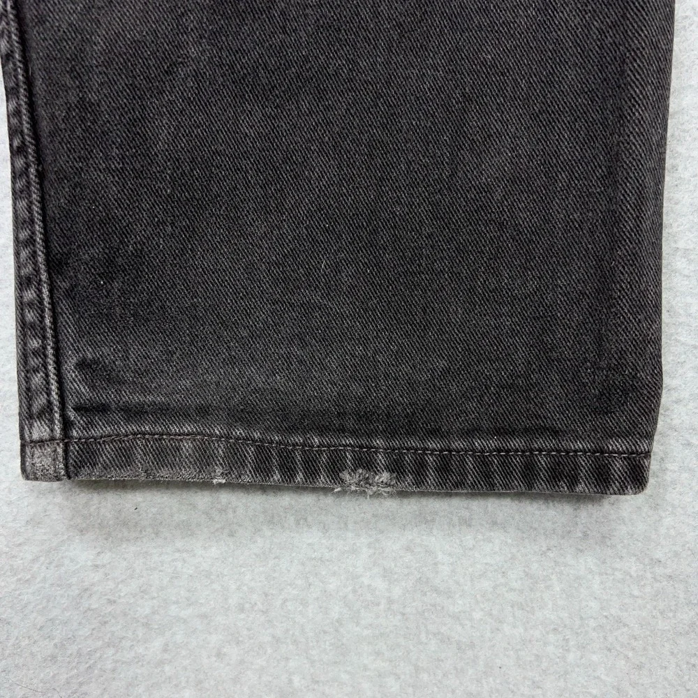 Vintage Levi's 505 Jeans Men's 35x29 Black Fade Regular Fit Straight Grunge 2002